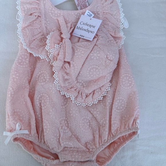 Tommy Bahama  And Catherine Malandrino Chic Pink and Green Diaper Covers #A1 2Pc - Picture 2 of 11